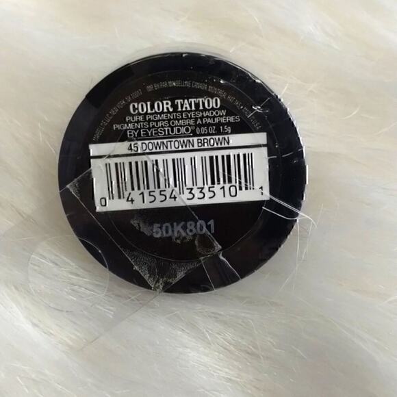 Maybelline Color Tattoo Pure Pigments 24hr Eyeshadow Brown #45 NWT - Picture 2 of 2